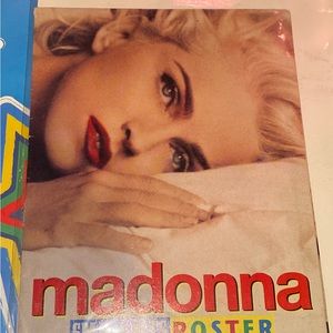 MADONNA TRUTH OR DARE SMASH HITS POSTER / RIVER PHOENIX VINTAGE RARE !!
